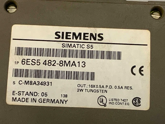 Siemens 6es5 482-8ma13 digital input module (11x) - afbeelding 11 van  35