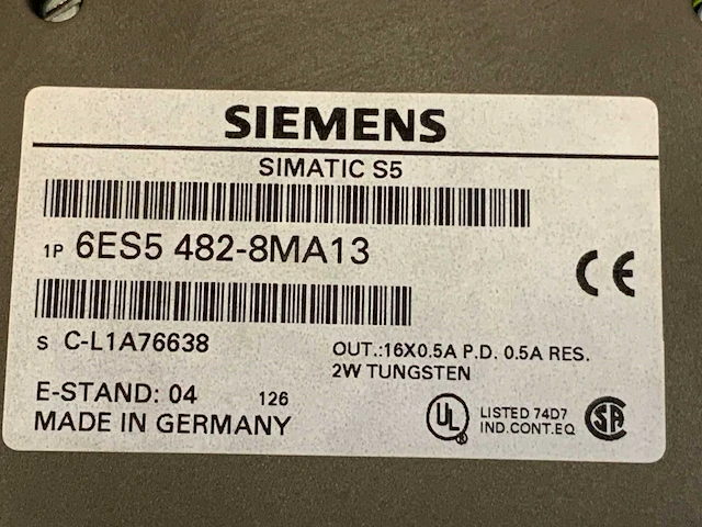Siemens 6es5 482-8ma13 digital input module (11x) - afbeelding 19 van  35