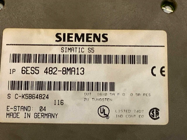 Siemens 6es5 482-8ma13 digital input module (11x) - afbeelding 22 van  35