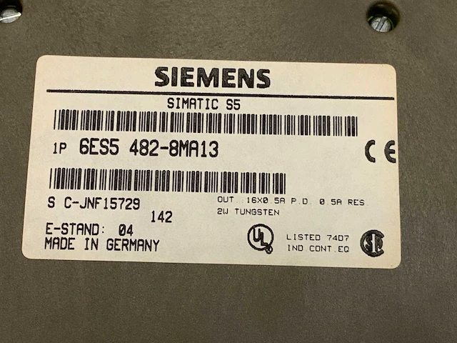 Siemens 6es5 482-8ma13 digital input module (11x) - afbeelding 26 van  35