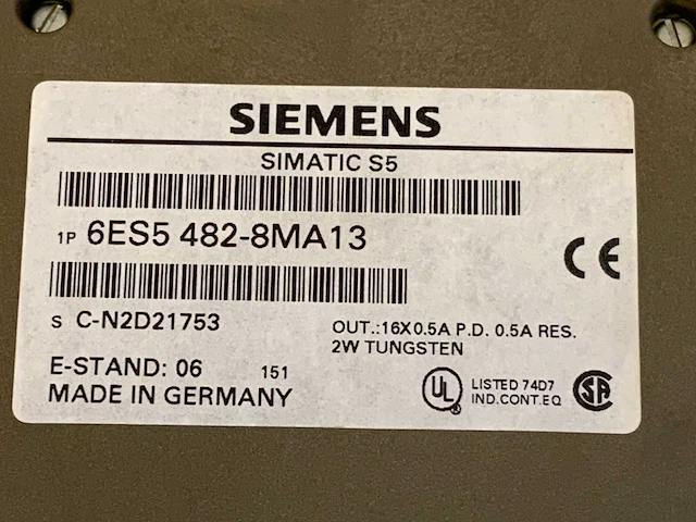 Siemens 6es5 482-8ma13 digital input module (11x) - afbeelding 29 van  35