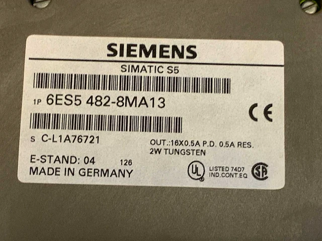 Siemens 6es5 482-8ma13 digital input module (11x) - afbeelding 30 van  35
