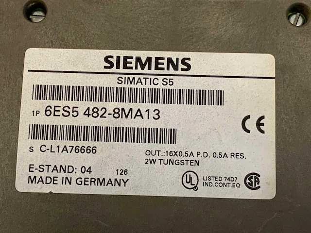 Siemens 6es5 482-8ma13 digital input module (11x) - afbeelding 33 van  35
