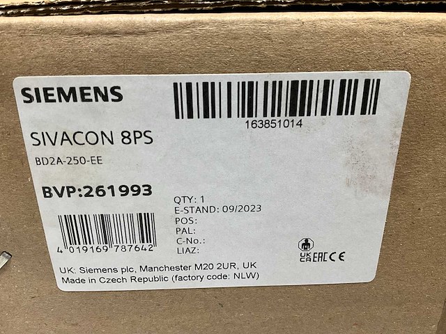 Siemens bvp 261993 voedingskast 5 polig 150mm2 (4x) - afbeelding 2 van  10