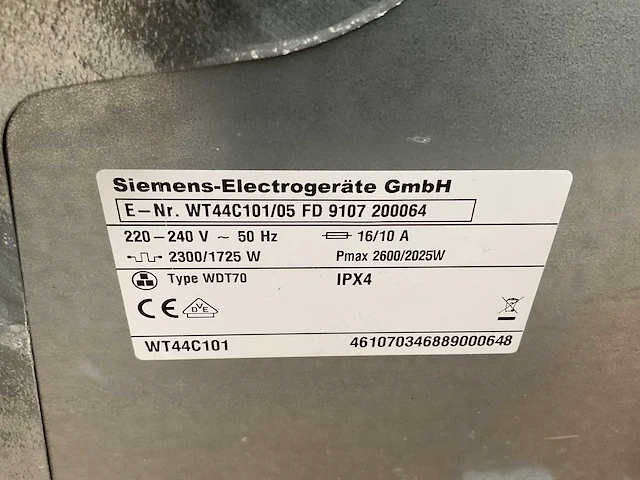Siemens c 44-10 verschillende wasdrogers (2x) - afbeelding 8 van  10