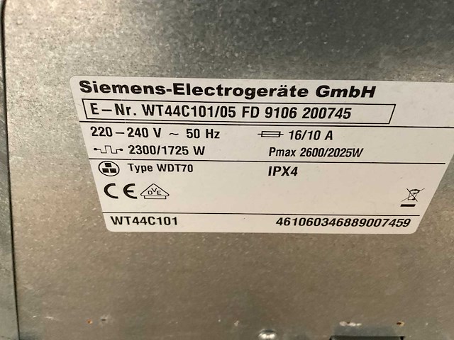 Siemens c 44-10 wasdroger (2x) - afbeelding 6 van  8