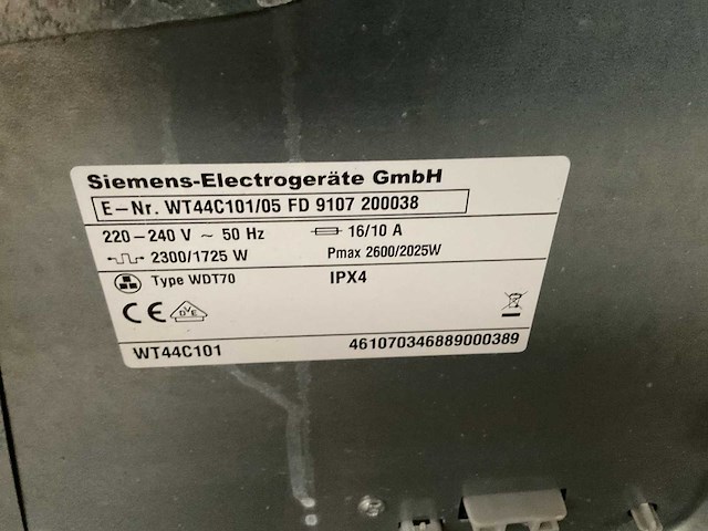 Siemens c 44-10 wasdroger (2x) - afbeelding 7 van  8