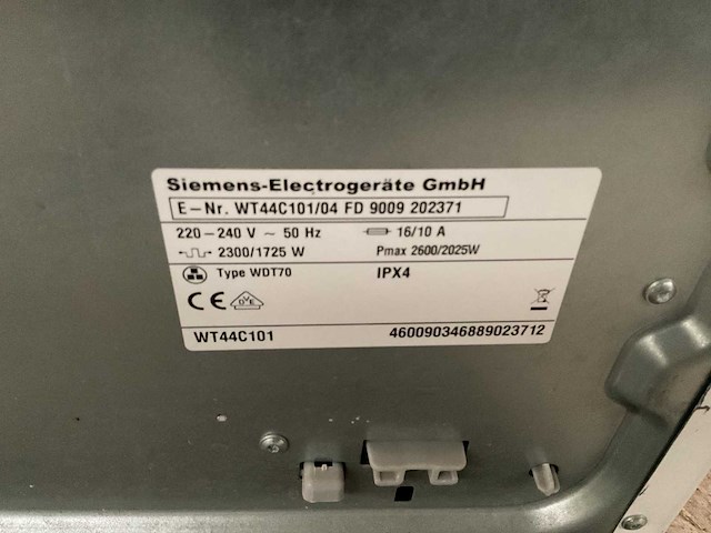 Siemens c 44-10 wasdroger (2x) - afbeelding 8 van  8
