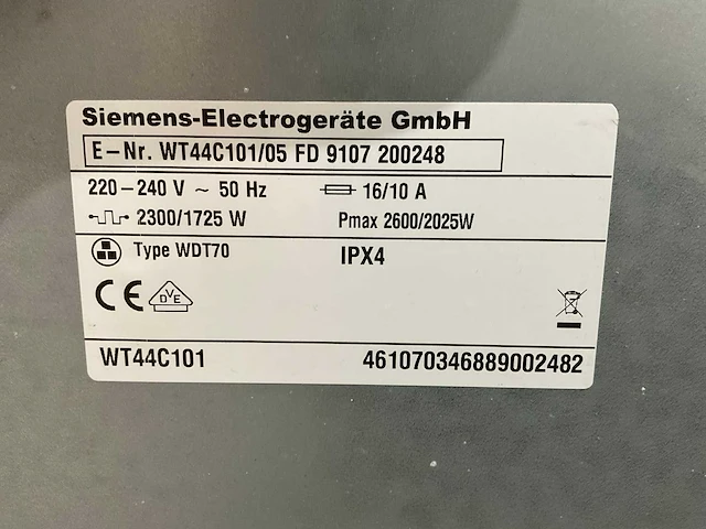 Siemens c 44-10 wasdroger - afbeelding 2 van  10