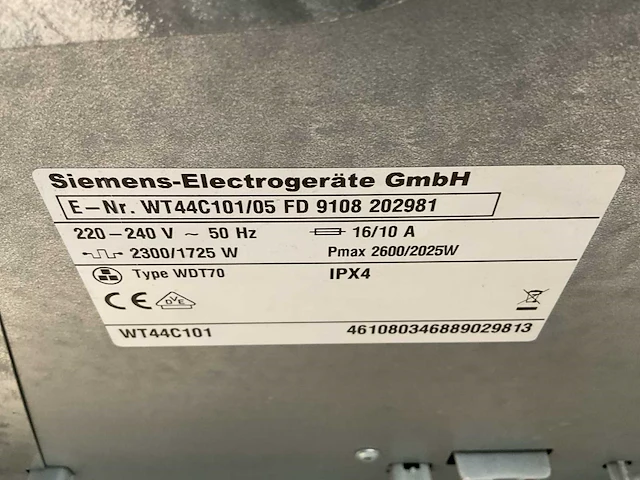 Siemens c44-10 wasdroger (2x) - afbeelding 8 van  8