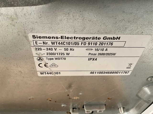 Siemens c44-10 wasdroger (2x) - afbeelding 6 van  8