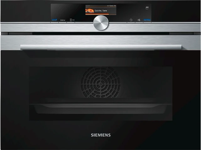 Siemens cs636gbs2 inbouw oven met stoomfunctie. breedte 60 cm. hoogte 45 cm - afbeelding 1 van  3