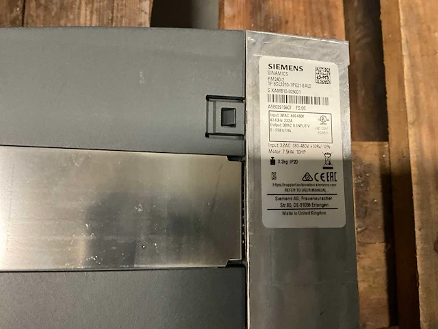 Siemens cu240-2 frequentieregelaar (4x) - afbeelding 4 van  6