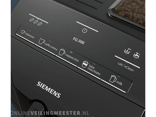 Siemens eq.300 - espressomachine - zwart - afbeelding 3 van  6