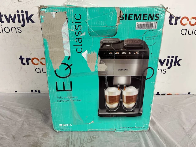 Siemens eq500 tp511r09 - volautomatische espressomachine - piano zwart - afbeelding 2 van  2