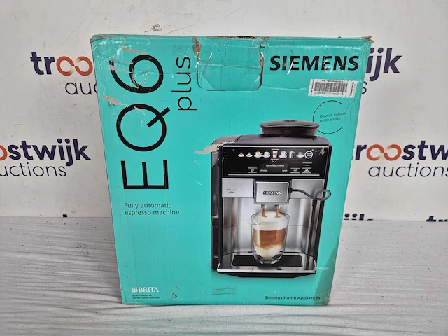 Siemens eq6 plus s100 te651209rw - antraciet grijs - afbeelding 2 van  2