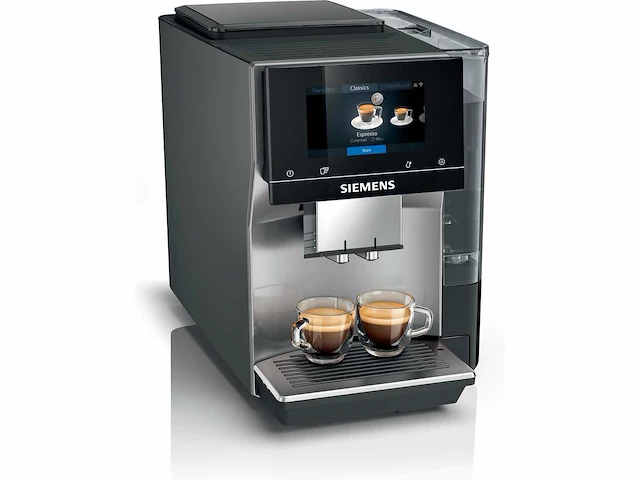 Siemens eq700 classic tp705r01 - volautomatische espressomachine - zwart/grijs - afbeelding 1 van  2
