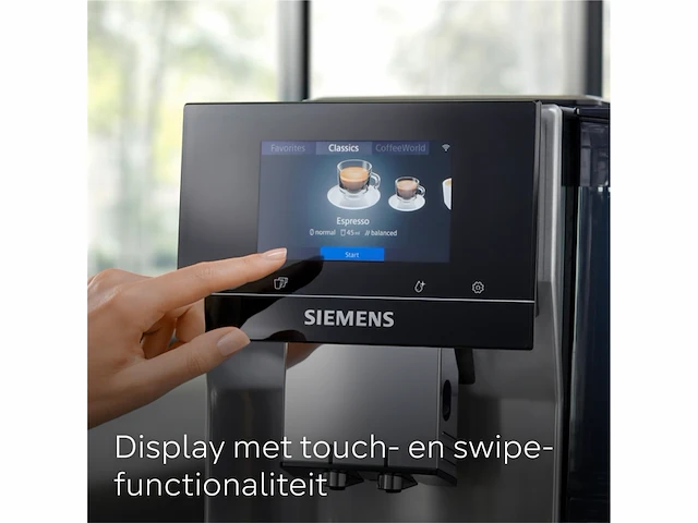 Siemens eq700 tp715r01 volautomatische espressomachine morning haze - afbeelding 3 van  5