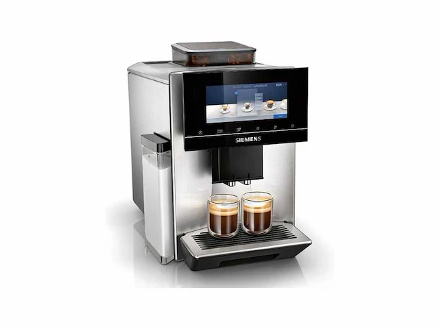 Siemens eq900 tq903r03 - volautomatische espressomachine - rvs/zwart - afbeelding 1 van  3