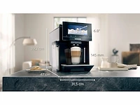 Siemens eq900 tq903r09 volautomatische espressomachine zwart - afbeelding 3 van  4