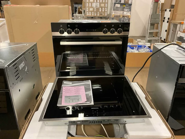 Siemens he517abs0/87 inbouw oven en elektrische kookplaat - afbeelding 1 van  10