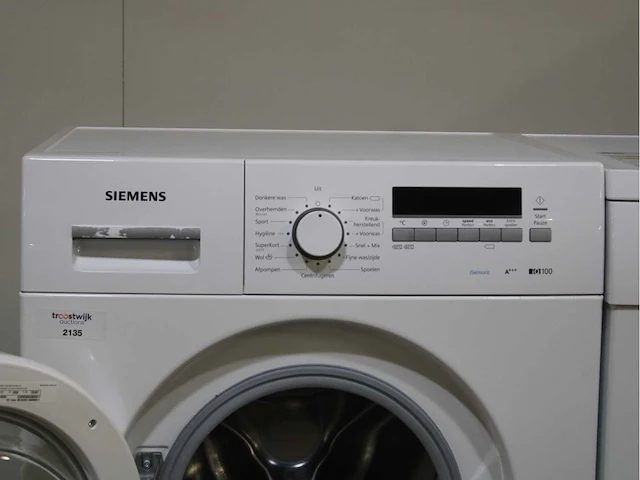 Siemens iq100 isensoric a+++ wasmachine & siemens iq300 isensoric droger - afbeelding 3 van  8