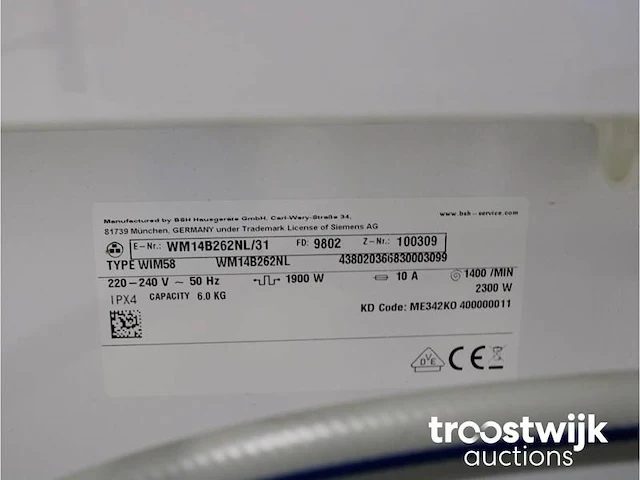Siemens iq100 isensoric a+++ wasmachine & siemens iq300 isensoric selfcleaning condenser droger - afbeelding 5 van  8