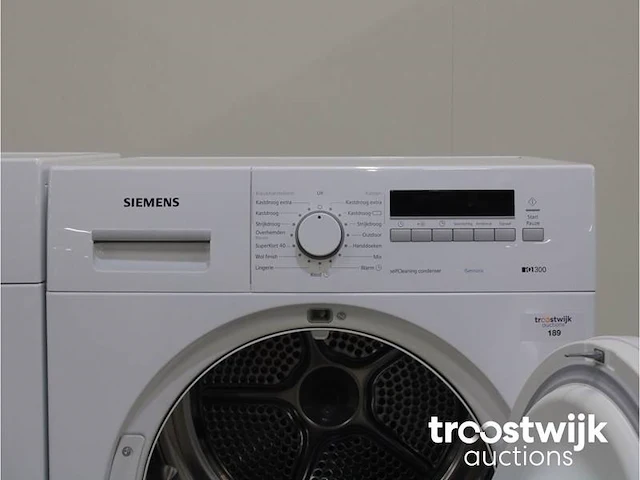 Siemens iq100 isensoric a+++ wasmachine & siemens iq300 isensoric selfcleaning condenser droger - afbeelding 6 van  8