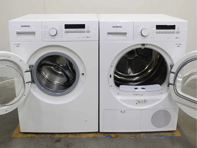 Siemens iq100 isensoric wasmachine & siemens iq500 isensoric wasdroger - afbeelding 2 van  8