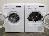 Siemens iq100 isensoric wasmachine & siemens iq500 isensoric wasdroger - afbeelding 2 van  8