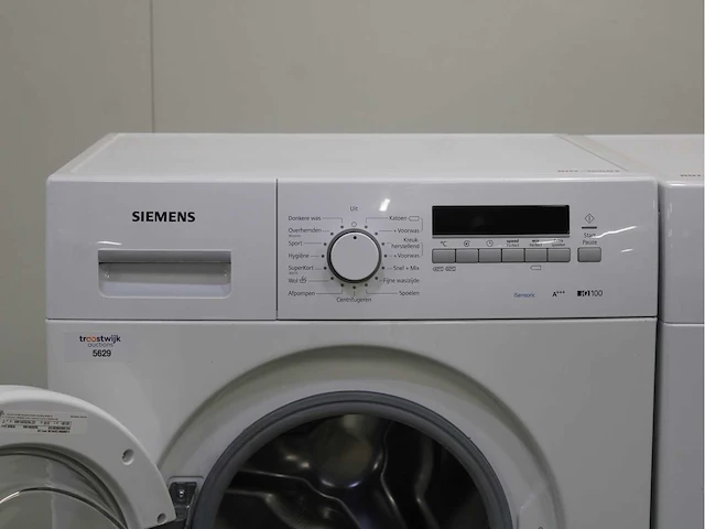 Siemens iq100 isensoric wasmachine & siemens iq500 isensoric wasdroger - afbeelding 3 van  8