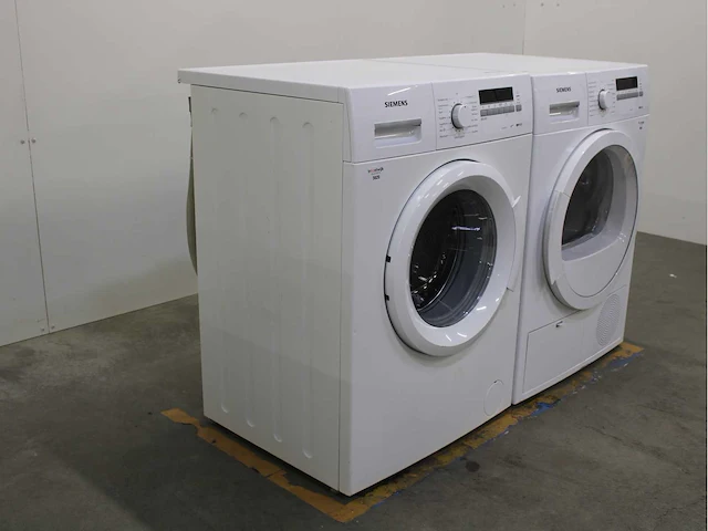 Siemens iq100 isensoric wasmachine & siemens iq500 isensoric wasdroger - afbeelding 4 van  8