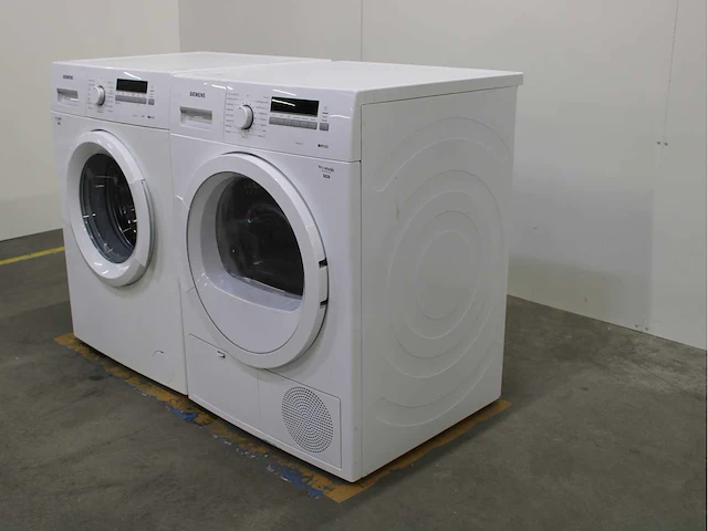 Siemens iq100 isensoric wasmachine & siemens iq500 isensoric wasdroger - afbeelding 7 van  8
