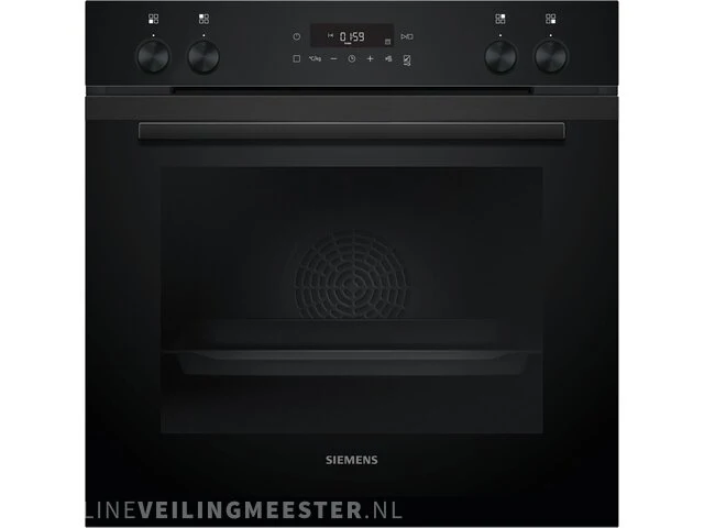 Siemens iq300 he271abb1 - inbouw elektrische oven - 71l - zelfreinigend - zwart - afbeelding 2 van  4