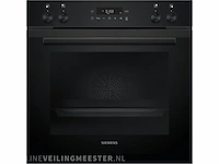 Siemens iq300 he271abb1 - inbouw elektrische oven - 71l - zelfreinigend - zwart - afbeelding 2 van  4