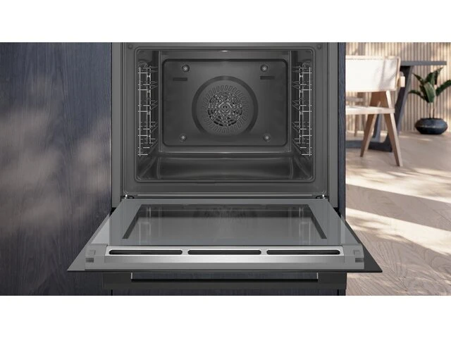 Siemens iq300 he271abb1 - inbouw elektrische oven - 71l - zelfreinigend - zwart - afbeelding 3 van  4