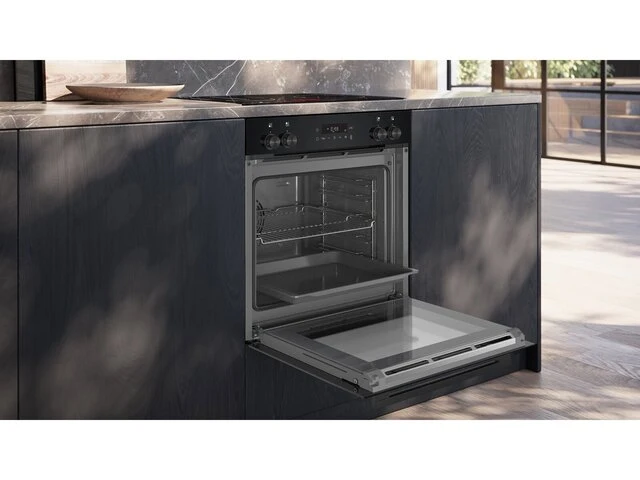 Siemens iq300 he271abb1 - inbouw elektrische oven - 71l - zelfreinigend - zwart - afbeelding 4 van  4