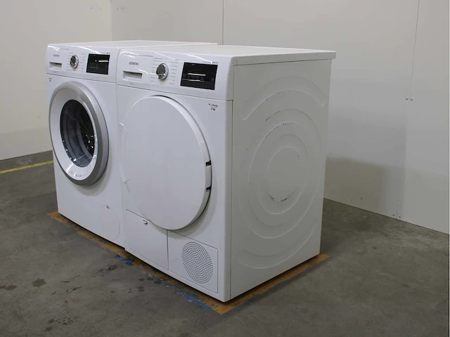 Siemens iq300 isensoric aquastop iqdrive extraklasse wasmachine & siemens iq300 isensoric extraklasse wasdroger - afbeelding 7 van  8