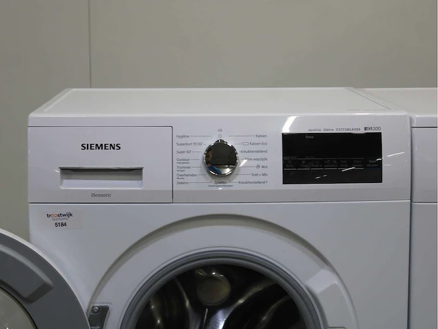 Siemens iq300 isensoric aquastop iqdrive extraklasse wasmachine & siemens iq300 isensoric extraklasse wasdroger - afbeelding 3 van  8