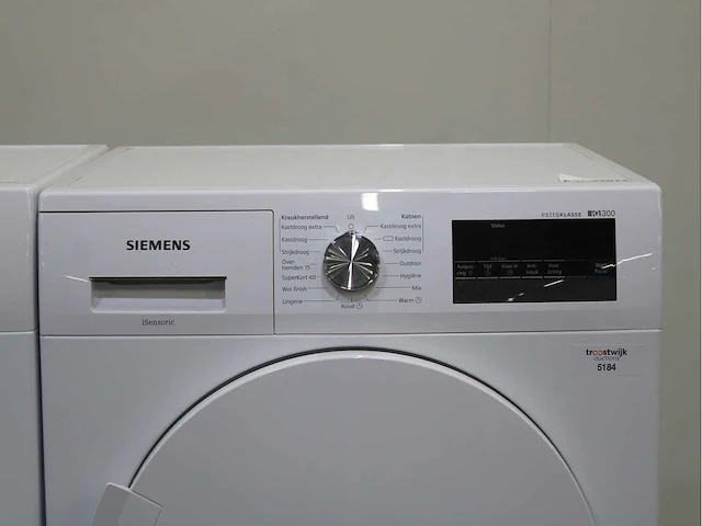 Siemens iq300 isensoric aquastop iqdrive extraklasse wasmachine & siemens iq300 isensoric extraklasse wasdroger - afbeelding 6 van  8