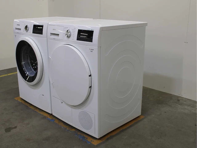 Siemens iq300 isensoric aquastop iqdrive extraklasse wasmachine & siemens iq300 isensoric extraklasse wasdroger - afbeelding 7 van  8