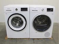 Siemens iq300 isensoric aquastop iqdrive extraklasse wasmachine & siemens iq300 isensoric wasdroger - afbeelding 1 van  7