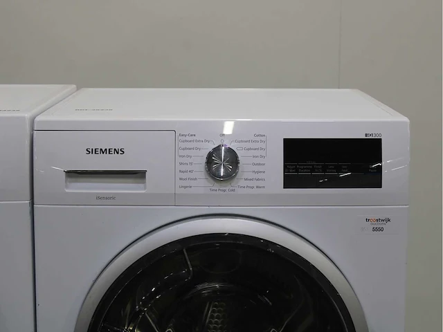 Siemens iq300 isensoric aquastop iqdrive extraklasse wasmachine & siemens iq300 isensoric wasdroger - afbeelding 5 van  7
