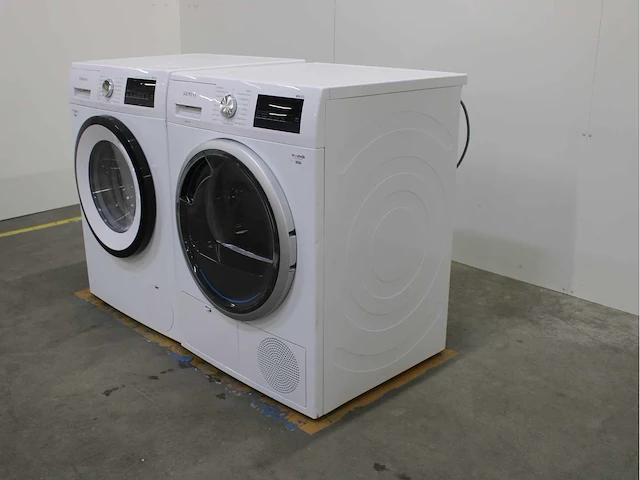 Siemens iq300 isensoric aquastop iqdrive extraklasse wasmachine & siemens iq300 isensoric wasdroger - afbeelding 6 van  7
