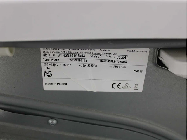 Siemens iq300 isensoric aquastop iqdrive extraklasse wasmachine & siemens iq300 isensoric wasdroger - afbeelding 7 van  7