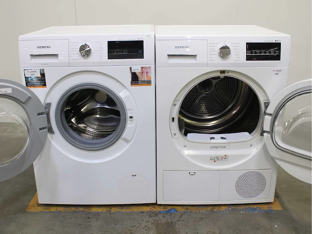 Siemens iq300 isensoric aquastop iqdrive extraklasse wasmachine & siemens iq500 isensoric extraklasse wasdroger - afbeelding 2 van  8