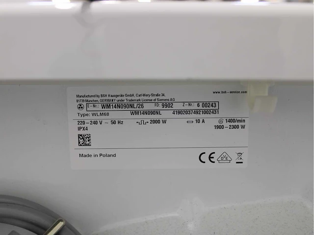 Siemens iq300 isensoric aquastop iqdrive extraklasse wasmachine & siemens iq500 isensoric extraklasse wasdroger - afbeelding 5 van  8