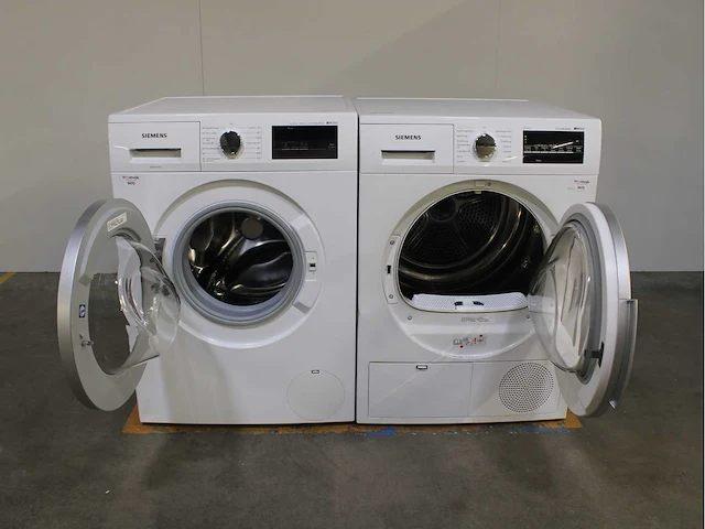 Siemens iq300 isensoric aquastop iqdrive extraklasse wasmachine & siemens iq500 isensoric extraklasse wasdroger - afbeelding 2 van  8