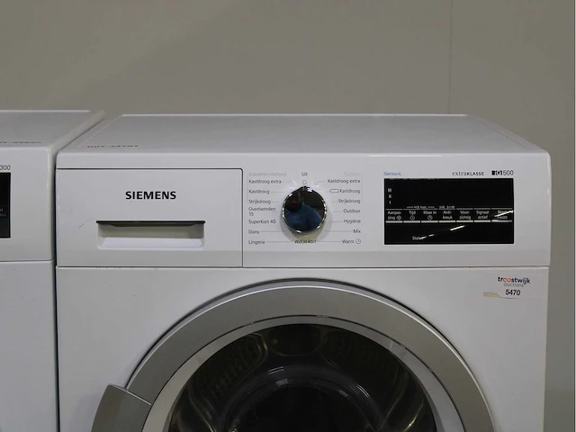 Siemens iq300 isensoric aquastop iqdrive extraklasse wasmachine & siemens iq500 isensoric extraklasse wasdroger - afbeelding 4 van  8
