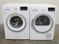 Siemens iq300 isensoric aquastop iqdrive wasmachine & siemens iq300 isensoric wasdroger - afbeelding 1 van  8
